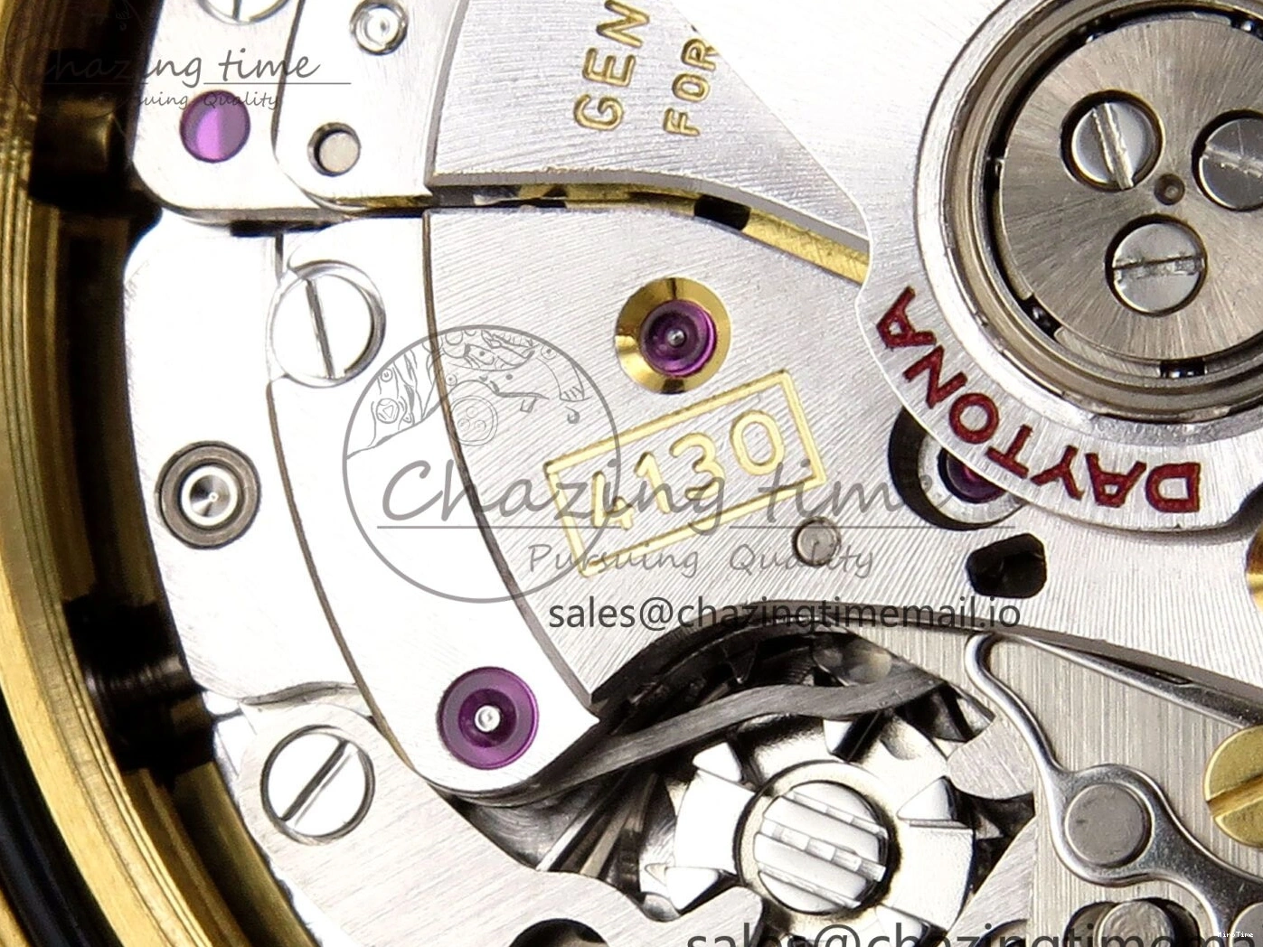 MiroTime 0901 Daytona 116518 VSF 1:1 Best Edition 904L Steel YG Dial on Oysterflex Strap DD Sustainable 1003
